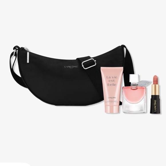 Lancome Other - Lancôme Black Bag with Beauty Products